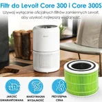 Levoit, антибактеріальний фільтр для очищувача повітря Core 300 і 300S, 1 шт.: ціни та характеристики