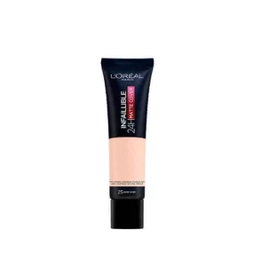Тональний крем, Loreal, Infaillible 24H Matte Cover, відтінок 25 Rose Ivory, 30 мл