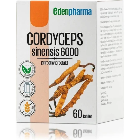 EDENPharma CORDYCEPS sinensis 6000 1×60 таб, дієтична добавка: ціни та характеристики