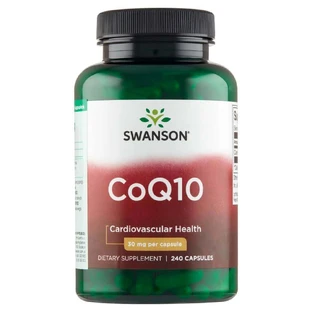 Swanson CoQ10, коэнзим Q10 30 мг, 240 капсул