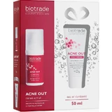 Набір Biotrade Acne Out Oxy Wash для жирної та проблемної шкіри обличчя (активний крем, 30 мл + ніжний кисневий гель, 50 мл)