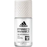 Adidas Дезодорант роликовый roll-on pro invisible women, 50 мл