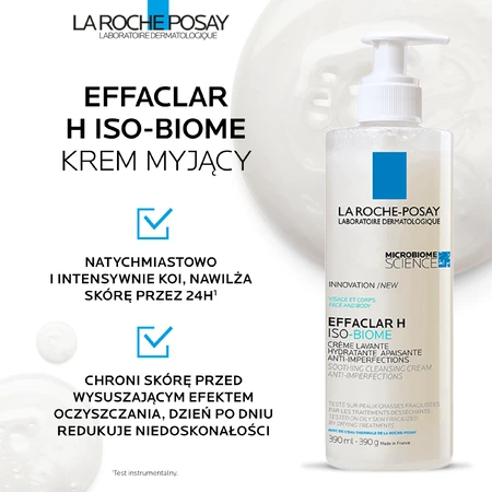 La Roche-Posay Effaclar H Iso-Biome, Очищающий крем, 200 мл: цены и характеристики