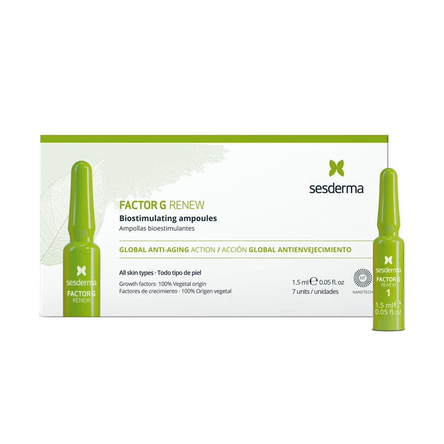 Sesderma Factor G Renew, ампулы с биостимулятором, 1,5 мл х 7 ампул: цены и характеристики