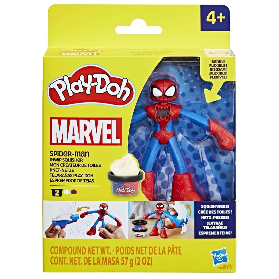 Человек-паук Marvel, 10 см, +4 года, Play Doh: цены и характеристики