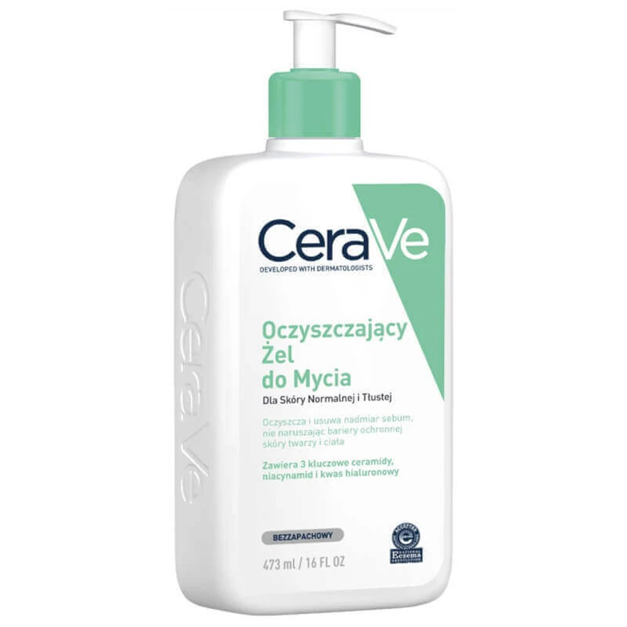 CeraVe Очищающее средство для нормальной и жирной кожи, 473 мл: цены и характеристики