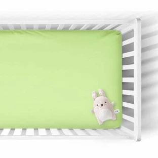 Эластичная трикотажная простыня, 120x60 см, фисташковый, Tuxi Brands