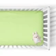 Эластичная трикотажная простыня, 120x60 см, фисташковый, Tuxi Brands