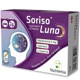 Soriso Luna, 20 капсул, Antibiotice SA