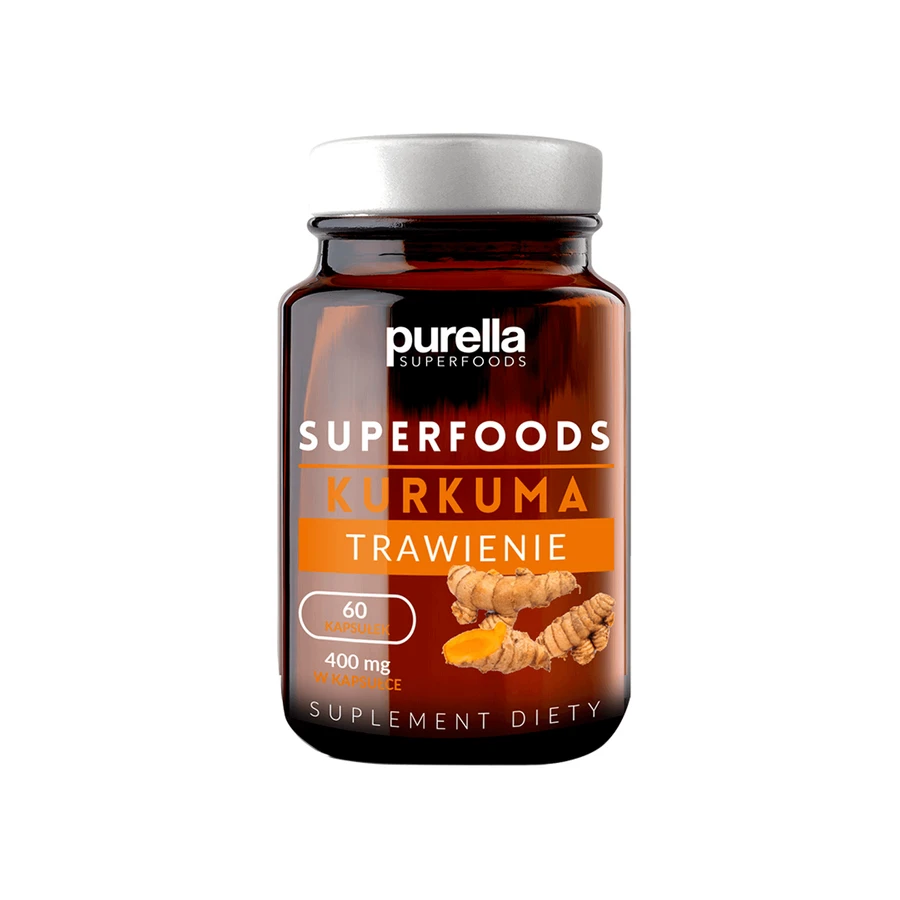 Purella Superfoods Куркума для травлення, 60 капсул: ціни та характеристики