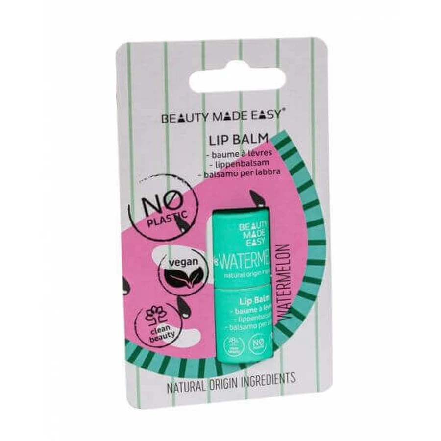 Бальзам для губ Кавун, 5.5 г, Beauty Made Easy: ціни та характеристики