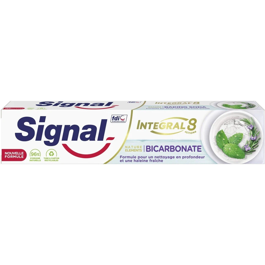 Зубная паста Signal Signal Nature Elements Integral 8 с пищевой содой 75 мл: цены и характеристики