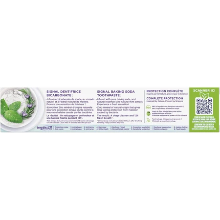 Зубная паста Signal Signal Nature Elements Integral 8 с пищевой содой 75 мл: цены и характеристики