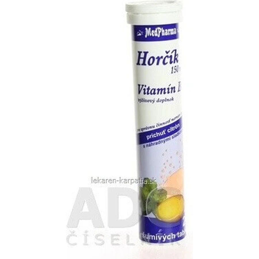 MedPharma ГОРЧИК 150MG+B6 1×20 табл. дієтична добавка: ціни та характеристики