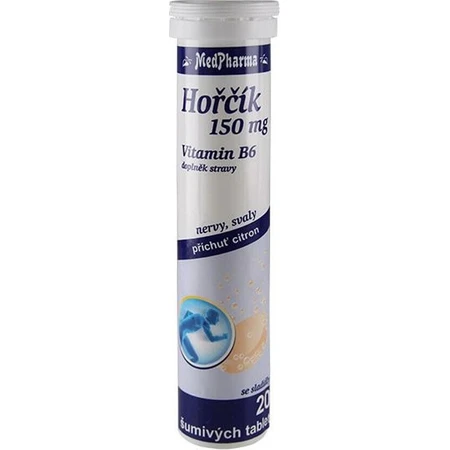 MedPharma ГОРЧИК 150MG+B6 1×20 табл. дієтична добавка: ціни та характеристики