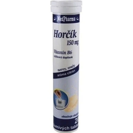 MedPharma ГОРЧИК 150MG+B6 1×20 табл. дієтична добавка: ціни та характеристики