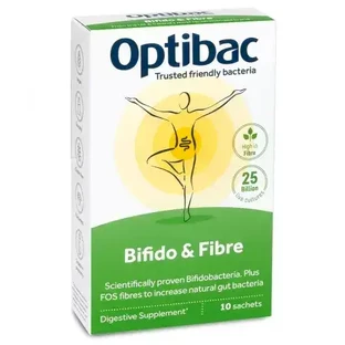 Пробиотик OptiBac с бифидобактериями и клетчаткой, 10 пакетиков