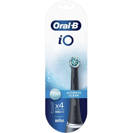 Oral-B iO Ultimate Clean Black 4 шт: ціни та характеристики