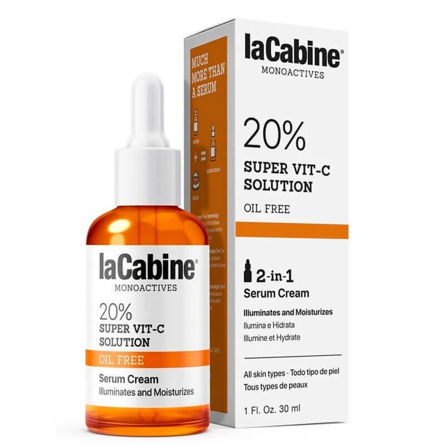 Сироватка-крем для обличчя La Cabine 20% Super Vitamin C Monoactives, 30 мл: ціни та характеристики