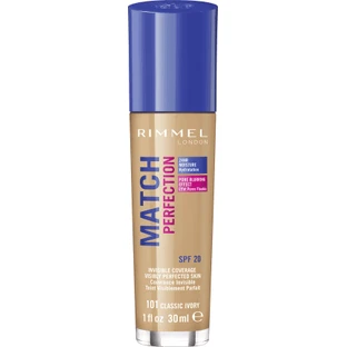 Rimmel London Foundation Match Perfection 101 Classic Ivory, 1 шт.