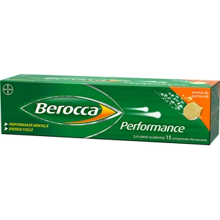 Berocca Performance, мультивітаміни, 15 шипучих таблеток, Bayer