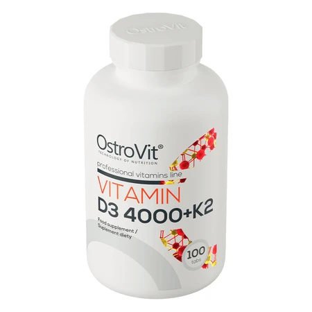 Витамин D3 4000 + K2 OstroVit Vitamina D3 4000 + K2, 100 таблеток: цены и характеристики