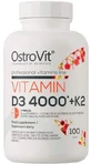 Витамин D3 4000 + K2 OstroVit Vitamina D3 4000 + K2, 100 таблеток