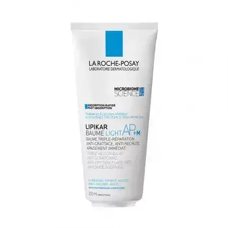 La Roche-Posay Lipikar Baume Light AP+M бальзам тройного действия против сухих пятен, 200 мл: цены и характеристики