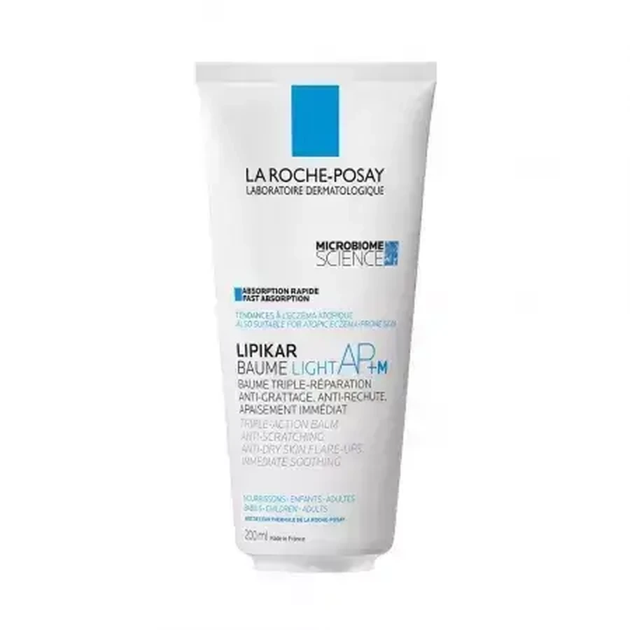 La Roche-Posay Lipikar Baume Light AP+M бальзам тройного действия против сухих пятен, 200 мл: цены и характеристики