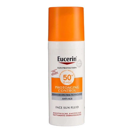 Eucerin Sun Photoaging Control, флюїд для захисту шкіри від фотостаріння, SPF 50+, 50 мл КОРОТКИЙ ТЕРМІН: ціни та характеристики