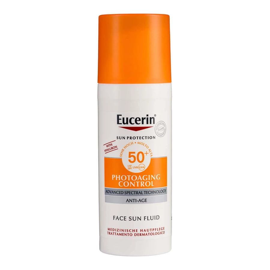 Eucerin Sun Photoaging Control, флюїд для захисту шкіри від фотостаріння, SPF 50+, 50 мл КОРОТКИЙ ТЕРМІН: ціни та характеристики