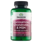Swanson Glucosamine, Chondroitin & MSM Highest Strength, Glucosamine, Chondroitin & MSM, 120 таблеток