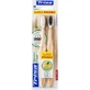 Ручна зубна щітка Natural Clean, середня, 2 шт, Trisa