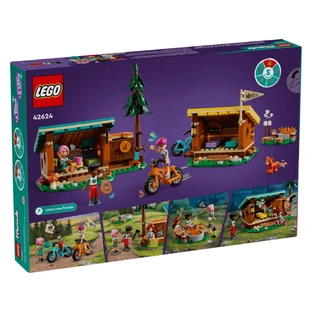 Уютные домики в лагере приключений, 7+ лет, 42624, Lego Friends