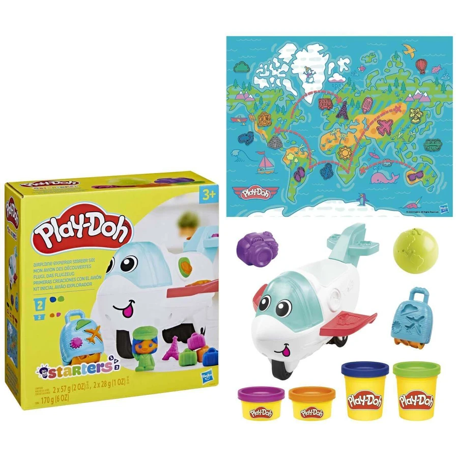 Набор пластилина Путешествие на самолете, +3 года, Play Doh: цены и характеристики