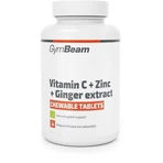 Gymbeam vit c + zn + екстракт імбиру 90tbl 90 таблеток: ціни та характеристики