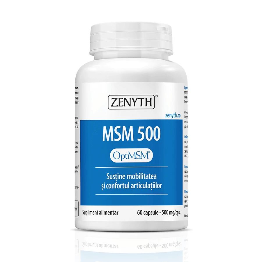 MSM 500, 60 капсул, Zenyth: ціни та характеристики