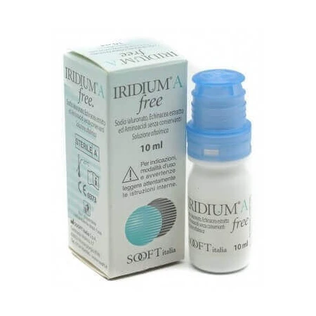 Іридій А Фрі (Iridium A Free) офтальмологічний розчин, 10 мл, BioSoft Italia: ціни та характеристики