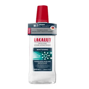 Відбілюючий ополіскувач для порожнини рота Lacalut Lacalut Whitening Micellar, 500 мл, Theiss Naturwaren