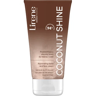 Крем для обличчя та тіла Lirene Coconut Shine з ефектом автозасмаги, 150 мл