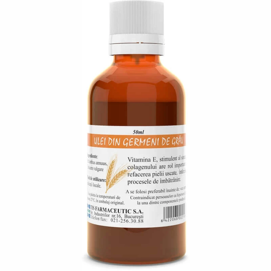 Масло зародышей пшеницы, 50 мл, Tis Farmaceutic: цены и характеристики