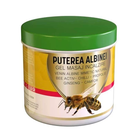 Массажный гель Praemium Bee Power, с разогревающим эффектом и миметиком пчелиного яда, 275 мл: цены и характеристики