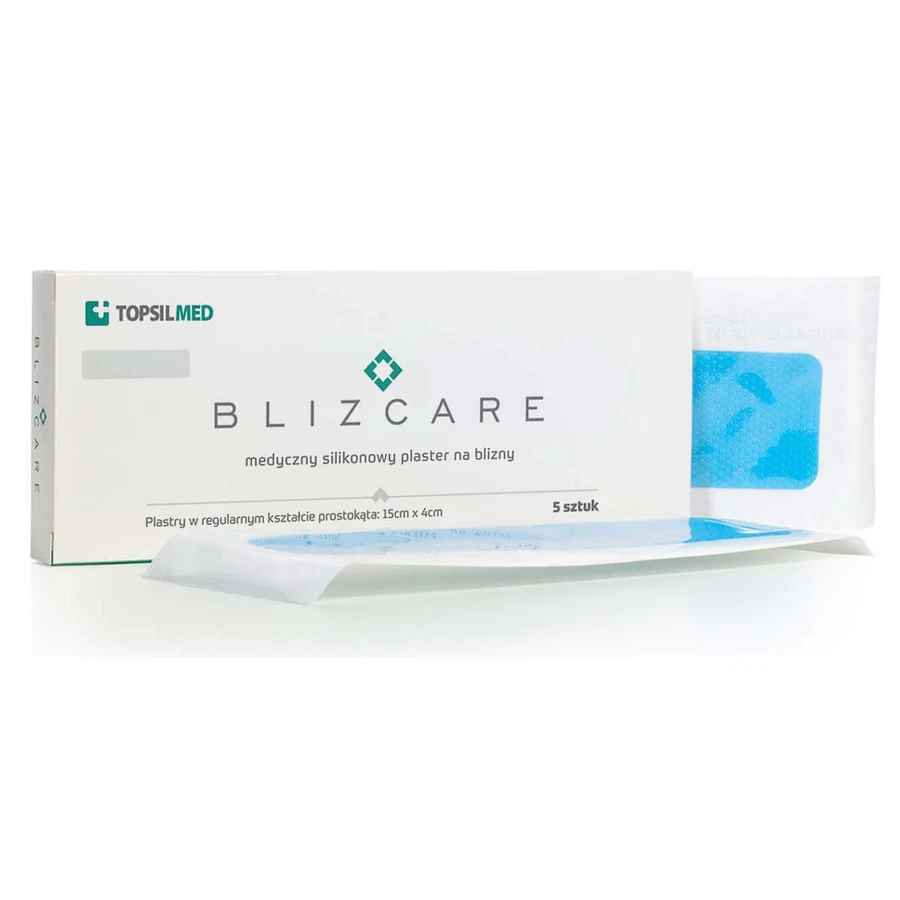 Пластыри Blizcare Regular от шрамов, медицинские, силиконовые, 15 x 4 см, 5 штук: цены и характеристики