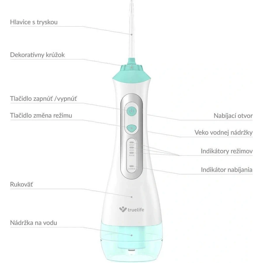 TrueLife AquaFloss Lite 1×1 шт, електричний душ для порожнини рота: ціни та характеристики