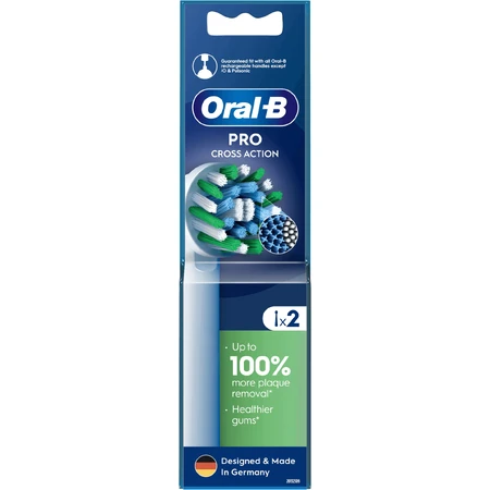 Змінні насадки Oral-B Pro Cross Action 2 шт: ціни та характеристики