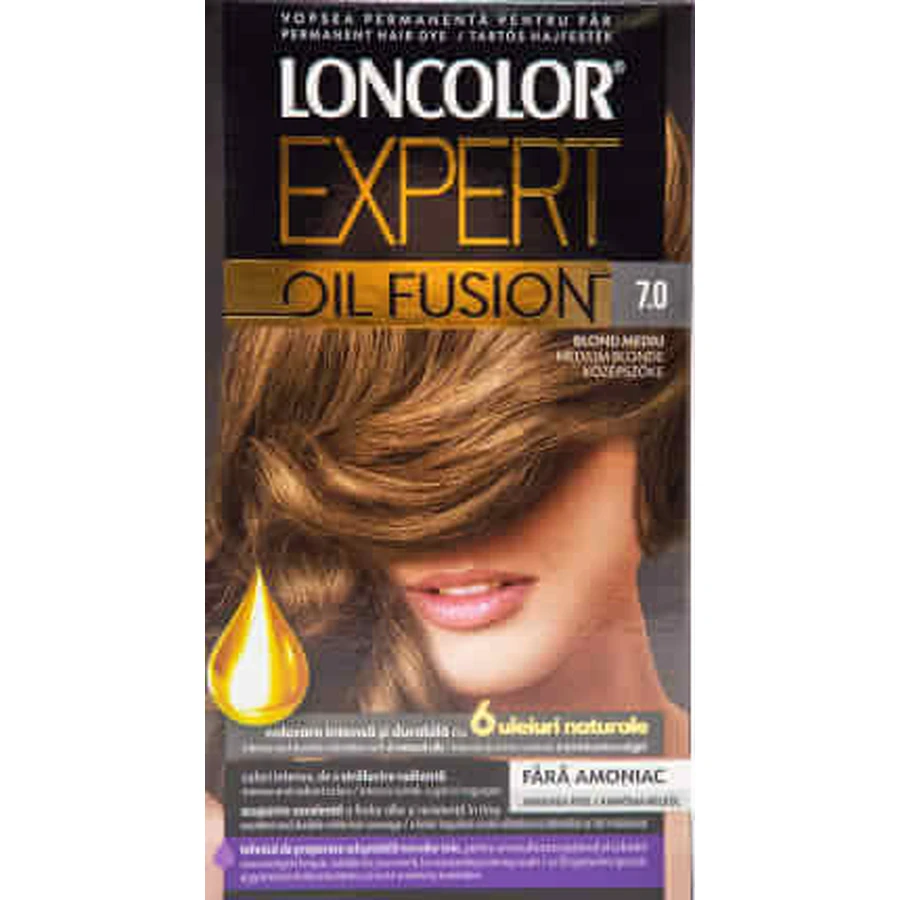Loncolor Expert Expert Ammoniated Oil Fusion 7.0 середній блонд, 1 шт: ціни та характеристики