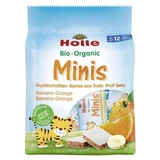 Holle Minis Bio, мини-батончики, банан и апельсин, после 12 месяцев, 100 г