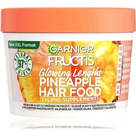 Garnier Fructis Hair Food Ананас 3 в 1 Маска для довгого волосся, 400 мл 1×400 мл: ціни та характеристики