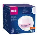 Lovi Discreet Elegance, прокладки для грудей, антибактеріальні, білі, 60 шт.: ціни та характеристики