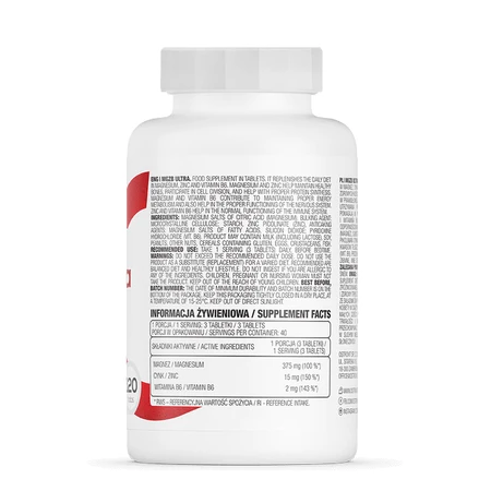 OstroVit MgZB Ultra, 120 таблеток: ціни та характеристики